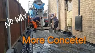 Let's get this CONCRETE SLAB down, #construction, #Concrete,#dpc,