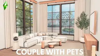 A MODERN HOME for a Couple with PETS in the SIMS 4 🐈🏡 Sims 4 Speedbuild