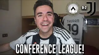 VINTO LO SPAREGGIO CONFERENCE! HO DUE BUONE NOTIZIE E UNA CHE NON VI PIACERÀ... Udinese Juventus 0-2