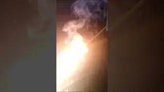 Запуск бенгальских свечей "Звездный дождь" РС1790