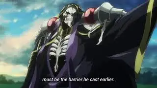 Ainz ordered Albedo and Actor to keep an eye on the enemy - Overlord IV Episode 11