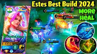 ESTES BEST BUILD & EMBLEM 2024!🍀High Heal Build✨