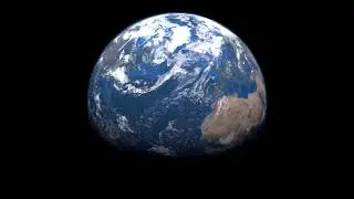Spinning Earth Animation ~ Space renders Part 1
