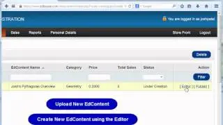 EdBazaar: How to publish an existing file such as a pdf