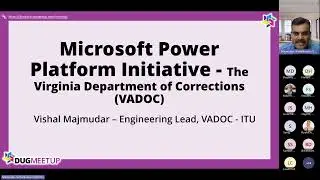 DUG4GOV Meetup: Transforming Vision Into Reality with Power Pages - VA Dept. of Corrections (9.24)