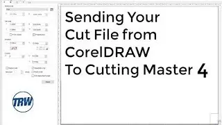 Sending Cut Files from CorelDRAW to Cutting Master 4 (Graphtec)
