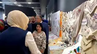 İZMEK Kursları El Sanatları Branşları yıl sonu sergisi.