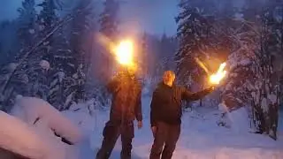 THEY HUNG A SNOWMOBILE ON A TREE  WE'RE GOING HOME, THE HUNTING SEASON IS OVER | PART 14