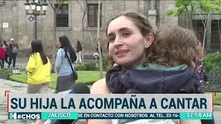 Cantante viral en Centro de Guadalajara