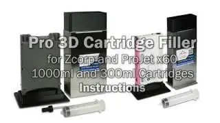 3D Pro Cartridge Filler for Zcorp and ProJet x60