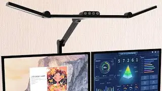 Lámpara de escritorio LED con abrazadera