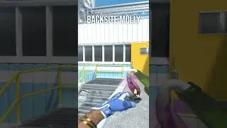backsite molotov on Nuke CS2 #cs2 #counterstrike2 #shorts