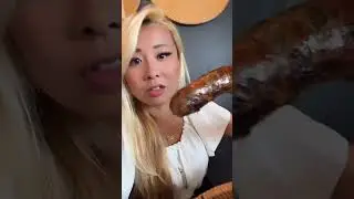 One bite Laos 🇱🇦 Sausage at Nok’s Kitchen in Westminster, CA
