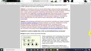 Autoradasto, Kuljetinta (Tyyppi 1) ohjaavan toimilohkon ohjelmointi