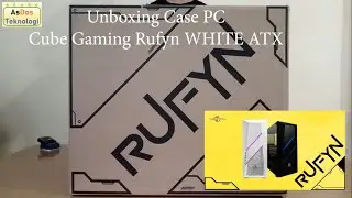 Case PC Cube Gaming Rufyn WHITE. Motif Glossy/mengkilap. #17