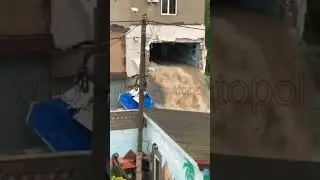 обвал после дождя!