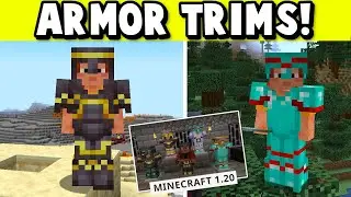 Minecraft Armor Trims Are Coming To 1.20! (Snapshot 23w04a)