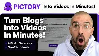 Pictory AI: Turn ANY Blog Post Into a Video in MINUTES!