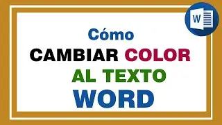 How to change text color in Word. How to modify font color in Word or a text editor