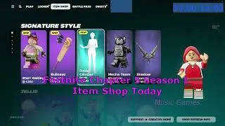 Fortnite Item Shop Today Emotes Music January 25 26 2024 FREE Gifts Season 1 Chapter 5 Special, C5S1