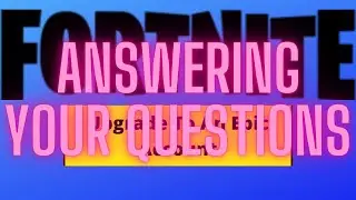 Answering you questions about the video I made (How To Turn Your Ghost/Nameless Fortnite Account...)