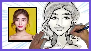 How to draw a Caricature of an attractive female: everyone’s a movie star