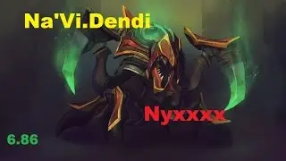 Dendi plays Nyx 6.86