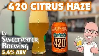 𝟰𝟮𝟬 𝗖𝗶𝘁𝗿𝘂𝘀 𝗛𝗮𝘇𝗲 by 𝐒𝐰𝐞𝐞𝐭𝐰𝐚𝐭𝐞𝐫 𝐁𝐫𝐞𝐰𝐢𝐧𝐠 (a GOOD supermarket hazy pale ale!?)
