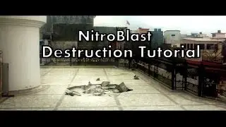 VFX Test Destruction Tutorial on Live Action (NitroBlast + Cinema 4d)