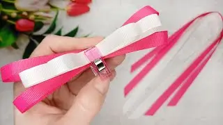 How to Make a Stunning Ribbon Bow WITHOUT Sewing! Easy DIY Tutorial