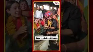 Vicky Kaushal and Sara Ali Khan enjoy Roti Sabji with a 170-member family. 