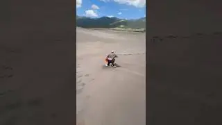 Who says waves are just for the ocean? 🏄‍♂️ Surfing dunes with Turtlebox tunes #turtlebox
