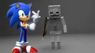 We found Sonic in Minecraft