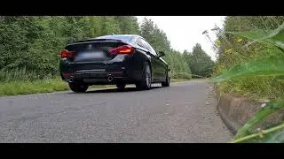 BMW 435i stage 1 exhaust sound with M-performance exhaust (MPE)