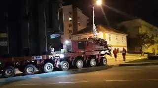 Oversized transport with SPMT - 275 tons Transformator Tivat  - Comark d.o.o.