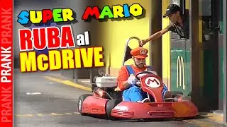 SUPER MARIO RUBA al McDRIVE ! *SEQUESTRATO dai CARABINIERI* - ReUpload