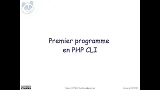PHP - Premier programme en PHP CLI