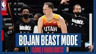 💪 BOJAN BOGDANOVIC helps UTAH JAZZ win GAME 1 against Mavericks with 26pts | Playoffs Highlights 📺