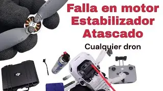Motor o gimbal atascado en dron dji Mantenimiento a cualquier dron #dji #djimini2 #drone #dronevideo