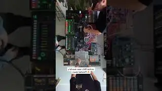 have you ever seen techno music played live? #shorts