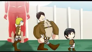 Attack Of Titans Dr Livesey Phonk Walk | Fan animation