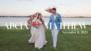 Alicia & Matt | West Palm Beach, FL | Backyard Wedding