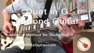 Duet in G  - Second Guitar (Page 32)