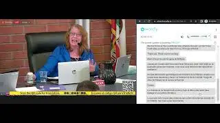Millbrae City Council Meeting with Mayor Speaking and Wordly Live AI Translation