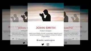 Profile Card UI Design Using Only HTML & CSS - CodeWithTanmay