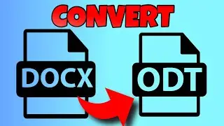 How to convert docx to odt