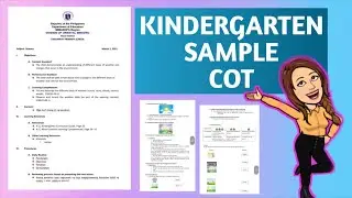 KINDERGARTEN SAMPLE COT || MGA URI NG PANAHON || QUARTER 2 WEEK 19 || MELC BASED