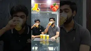 Peach 🍑 Juice challenge 😹