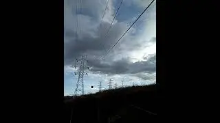 High Voltage Lines Warning spheres #tower #transmissionlines #warningsphere