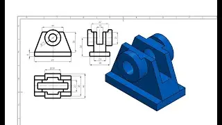 SOLIDWORKS Exercise | SOLIDWORKS school | SOLIDWORKS V5 Basic | 2D into 3D Modeling Basic